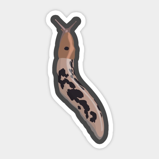 Climbing Slug Sticker by CloudyGlow